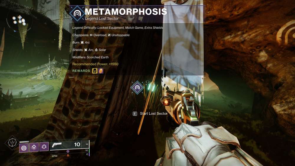 How to find the Metamorphosis Lost Sector in Destiny 2