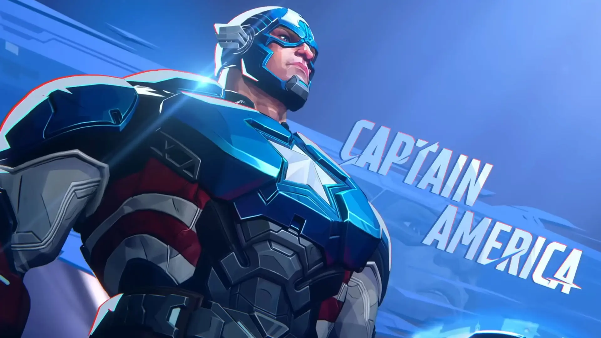 Captain America art in Marvel Rivals