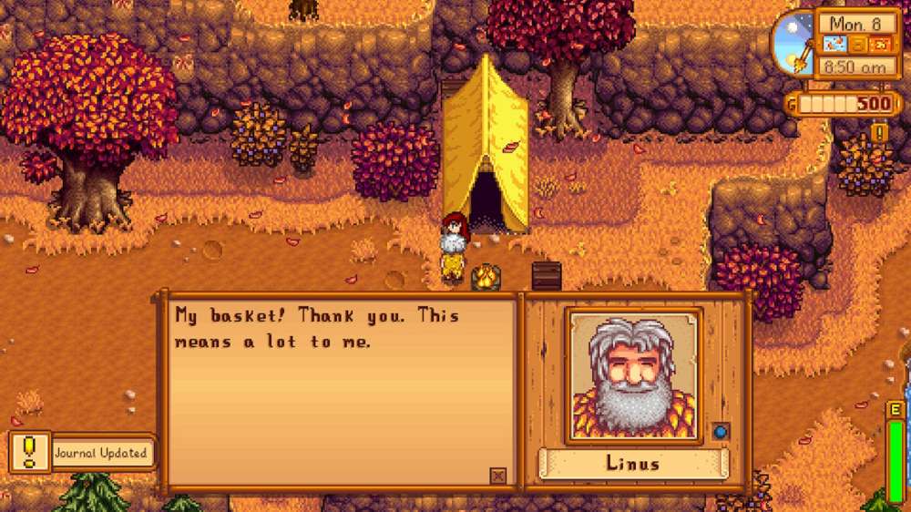 Where Is Linus’ Basket In Stardew Valley?