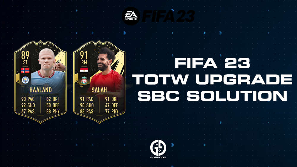 FIFA 23 TOTW Upgrade SBC Solution