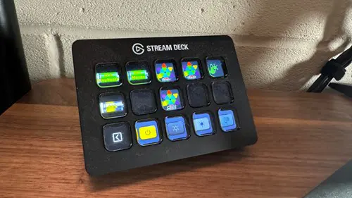 Elgato Stream Deck with Key Light commands