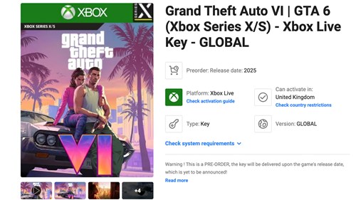 GTA 6 fake pre-orders