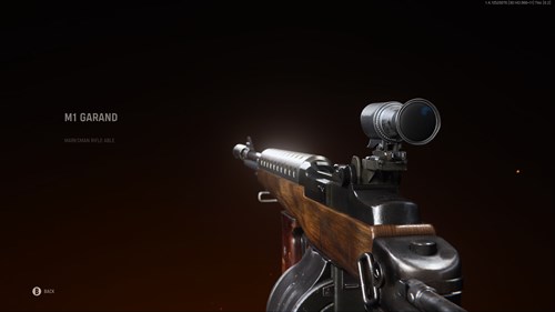 Image of the M1 Garand in Call of Duty Vanguard