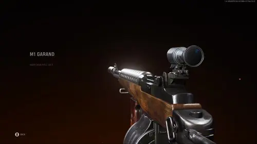 Image of the M1 Garand in Call of Duty Vanguard