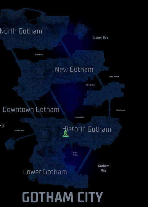 Gotham Knights Maps: The Boroughs And Districts Of Gotham