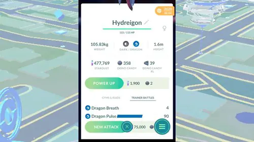 hydreigon pokemon go best pvp moveset