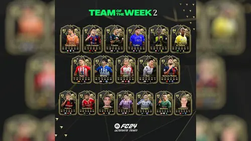 Image of the TOTW 2 squad in EA FC 24