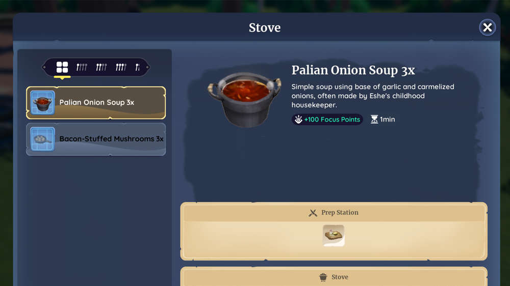 How to find & cook the Palian Onion Soup recipe in Palia