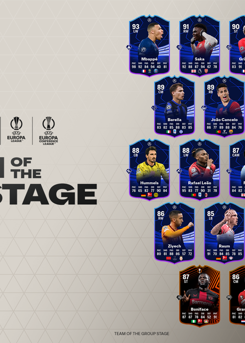 All EA FC 24 Team of the Group Stage players, from Mbappe to Bellingham & Saka