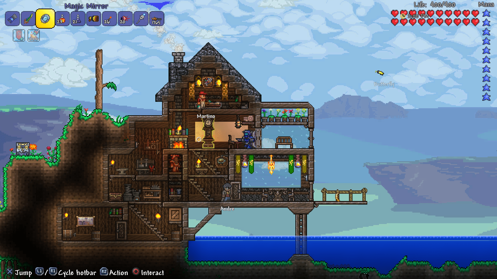 Terraria image of house