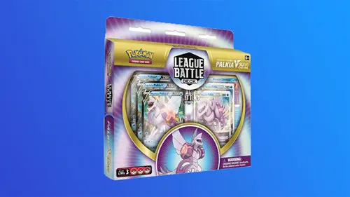 A picture of the Pokemon TCG Origin Forme Palkia Battle Deck