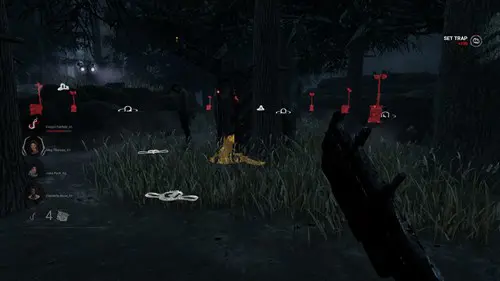 Dead by Daylight: The Trapper chasing after a Survivor