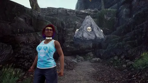 a screenshot of the Stone Pyramid in Midnight Suns