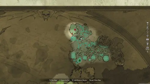 V Rising Base Locations: Cursed Forest