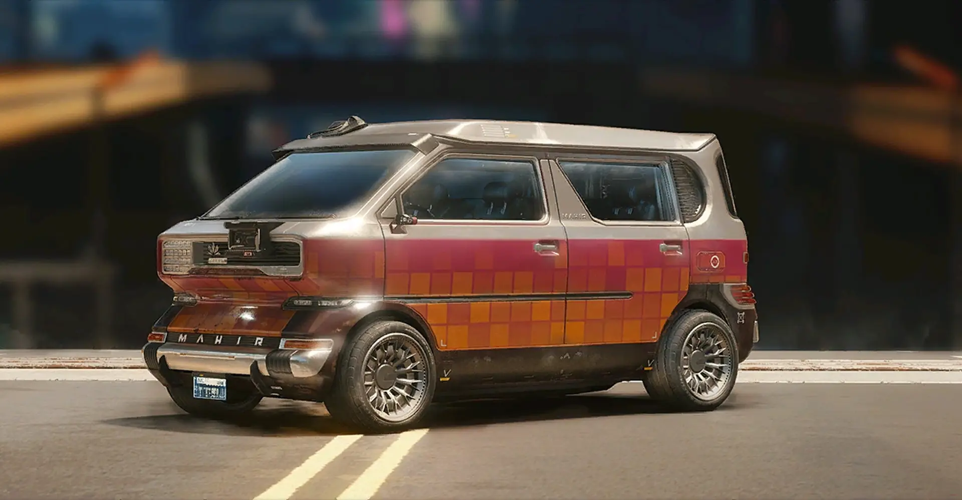 a Mahir Motors vehicle in Cyberpunk 2077