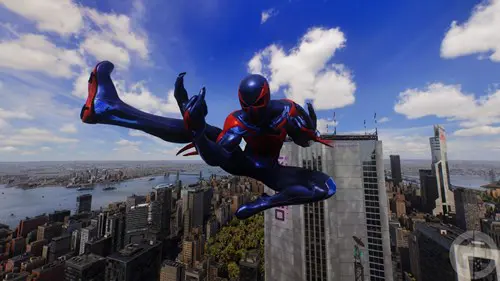 The Spider-Man 2099 Black Suit in Marvel's Spider-Man 2