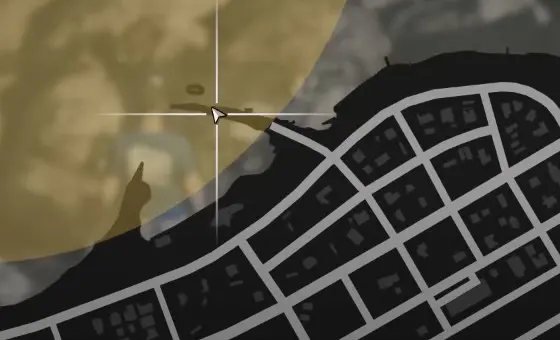 an image of the GTA Online map