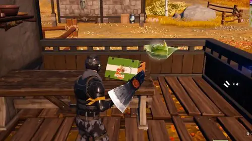 How to collect an apple, banana, and coconut in Fortnite