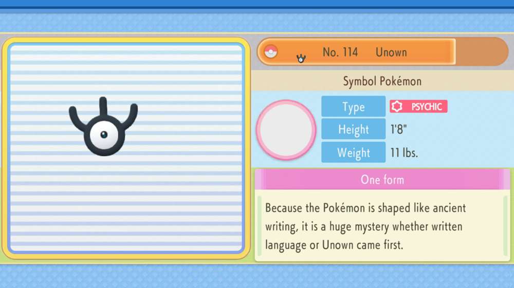 How to find Unown species in Pokemon BDSP