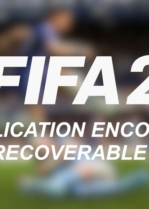 FIFA 23 The Application Encountered An Unrecoverable Error Fix