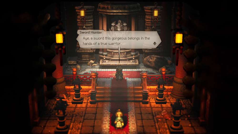 Here's how you complete Sword Hunter in the Decaying Temple in Octopath Traveler 2