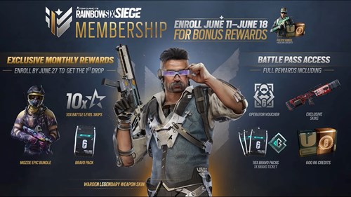 Image of the Rainbow Six Siege Membership