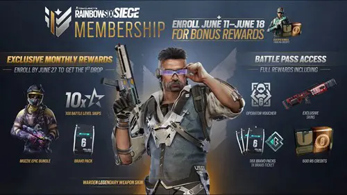 Image of the Rainbow Six Siege Membership