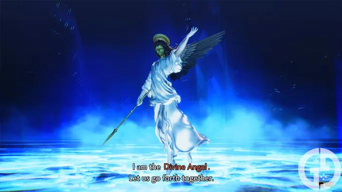 Image of a fused Divine Angel in Shin Megami Tensei V Vengance