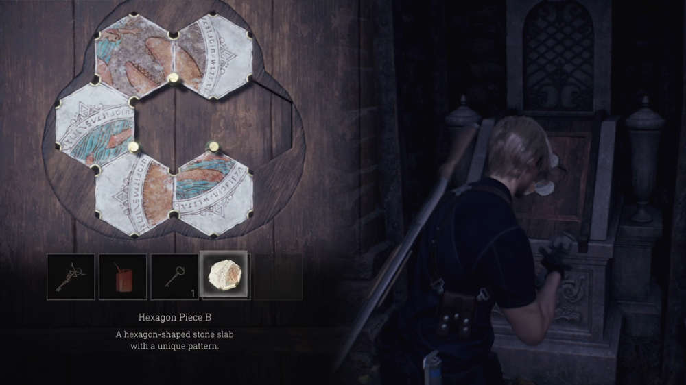 How to solve the hexagon puzzle in Resident Evil 4 Remake