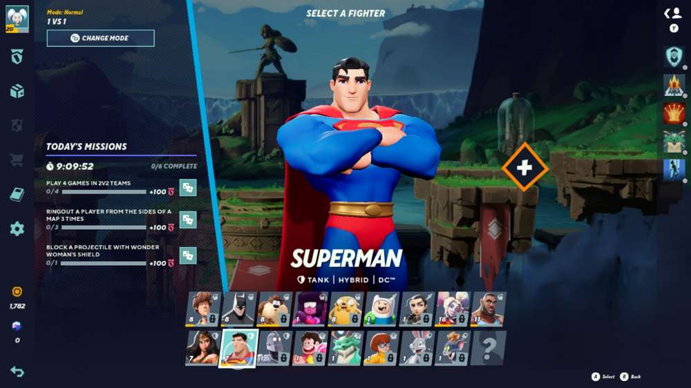 MultiVersus Superman combos, perks & specials