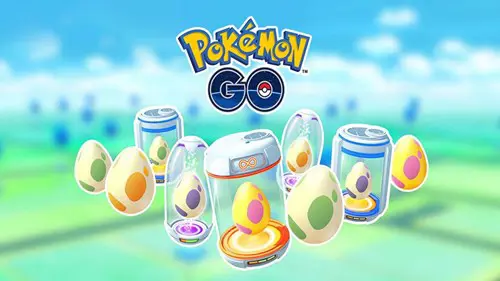 An assortment of Eggs in Pokemon GO