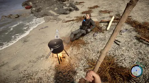 A cooking pot in Sons of the Forest