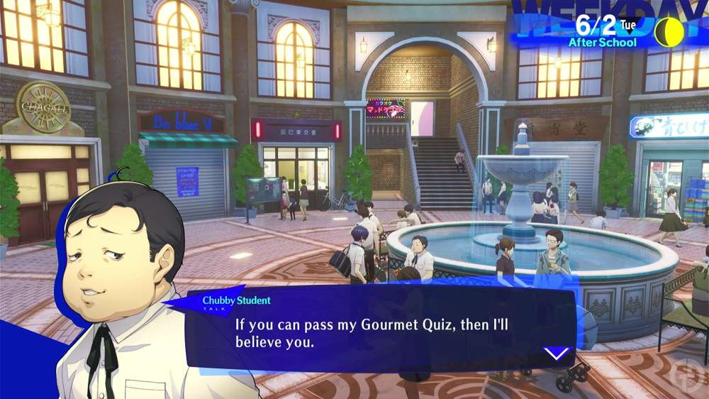 All Chubby Student Gourmet Quiz answers in Persona 3 Reload