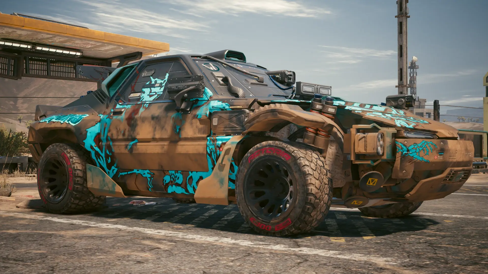 an Archer vehicle in Cyberpunk 2077