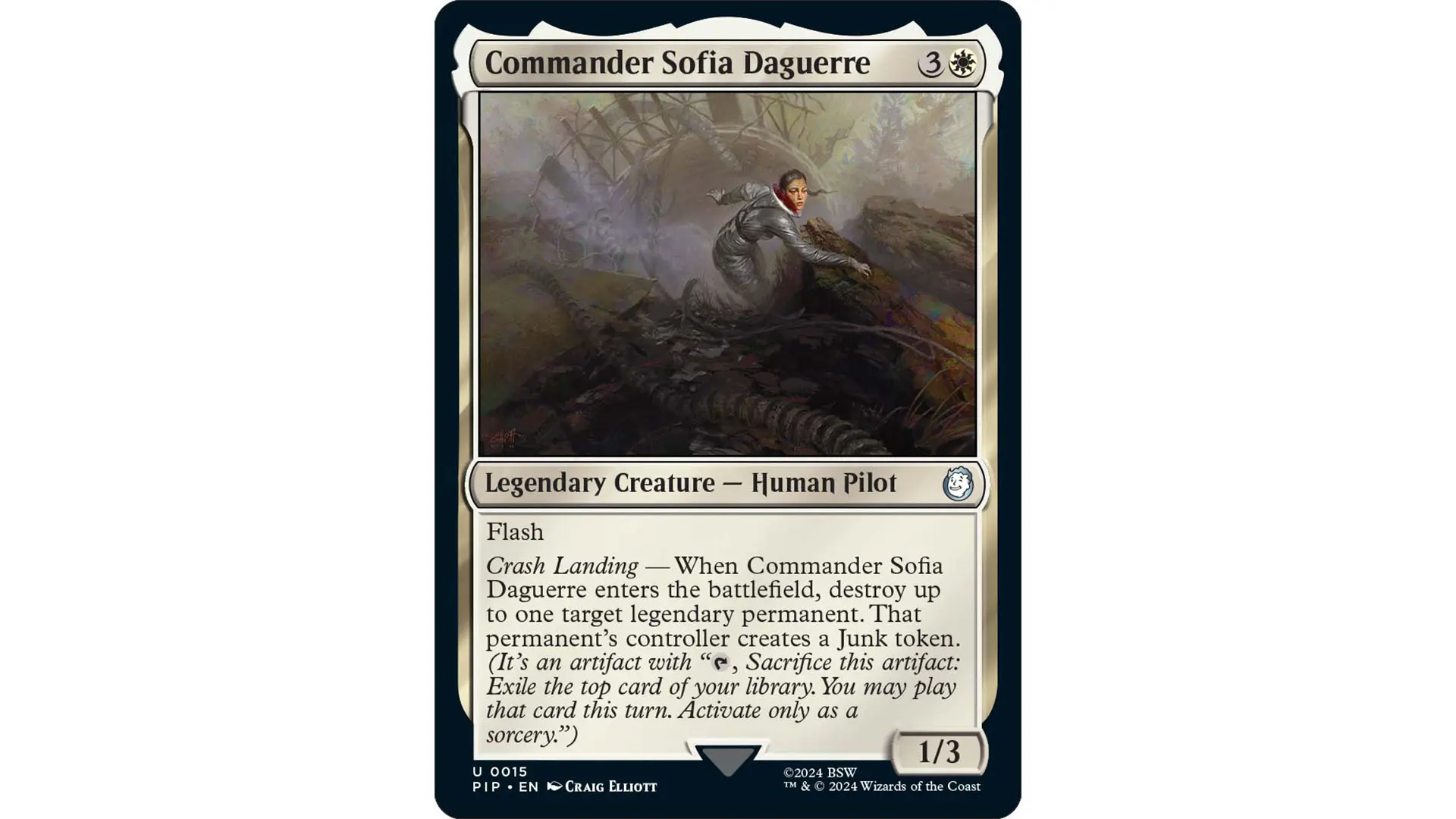 MTG Fallout 0005 Commander Sofia Daguerre