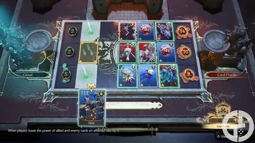 Image of the One Shot, One Kill Card Carnival solution in Final Fantasy 7 Rebirth