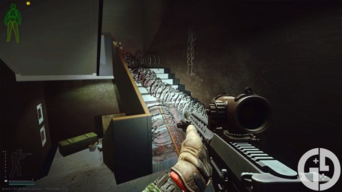 Image of the stairs up to Utyos in Escape from Tarkov