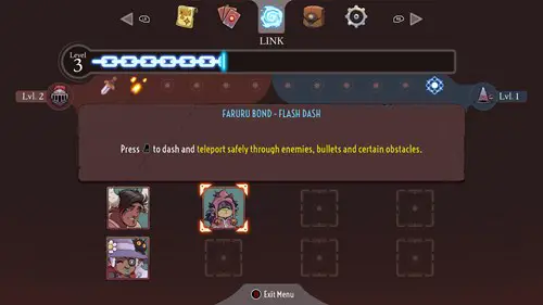 Dash description in The Knight Witch