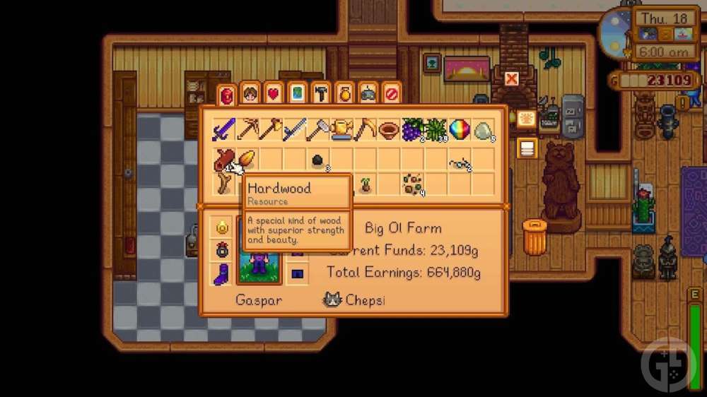 How to get Hardwood in Stardew Valley