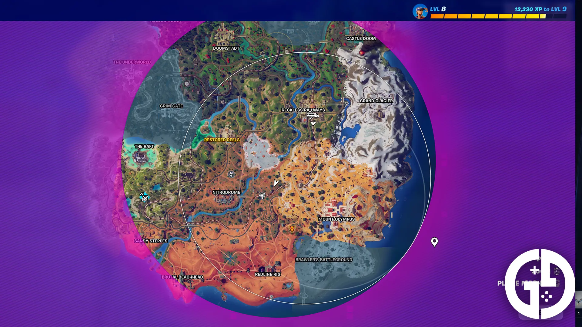 Fortnite Forecast Towers extra circles