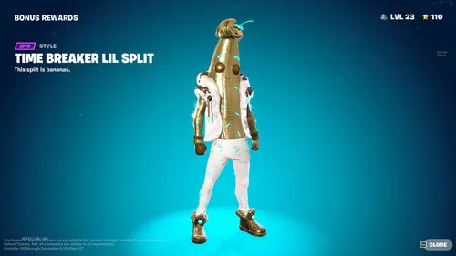 The Lil Split Super Style in OG Fortnite