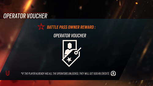 Image of the Operator Voucher in Rainbow Six Siege