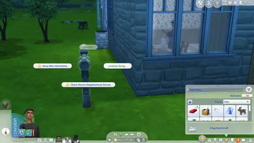 'License Song' option in The Sims 4