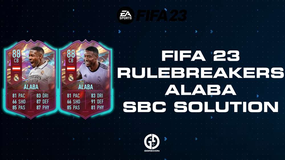 FIFA 23 Rulebreakers Alaba SBC Solution