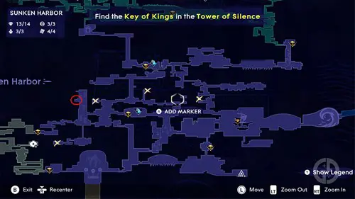 Coral skin map location in Prince of Persia: The Lost Crown