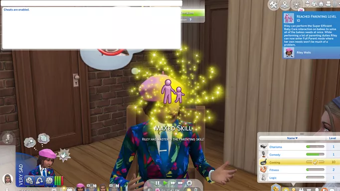 The Sims 4 skill cheats