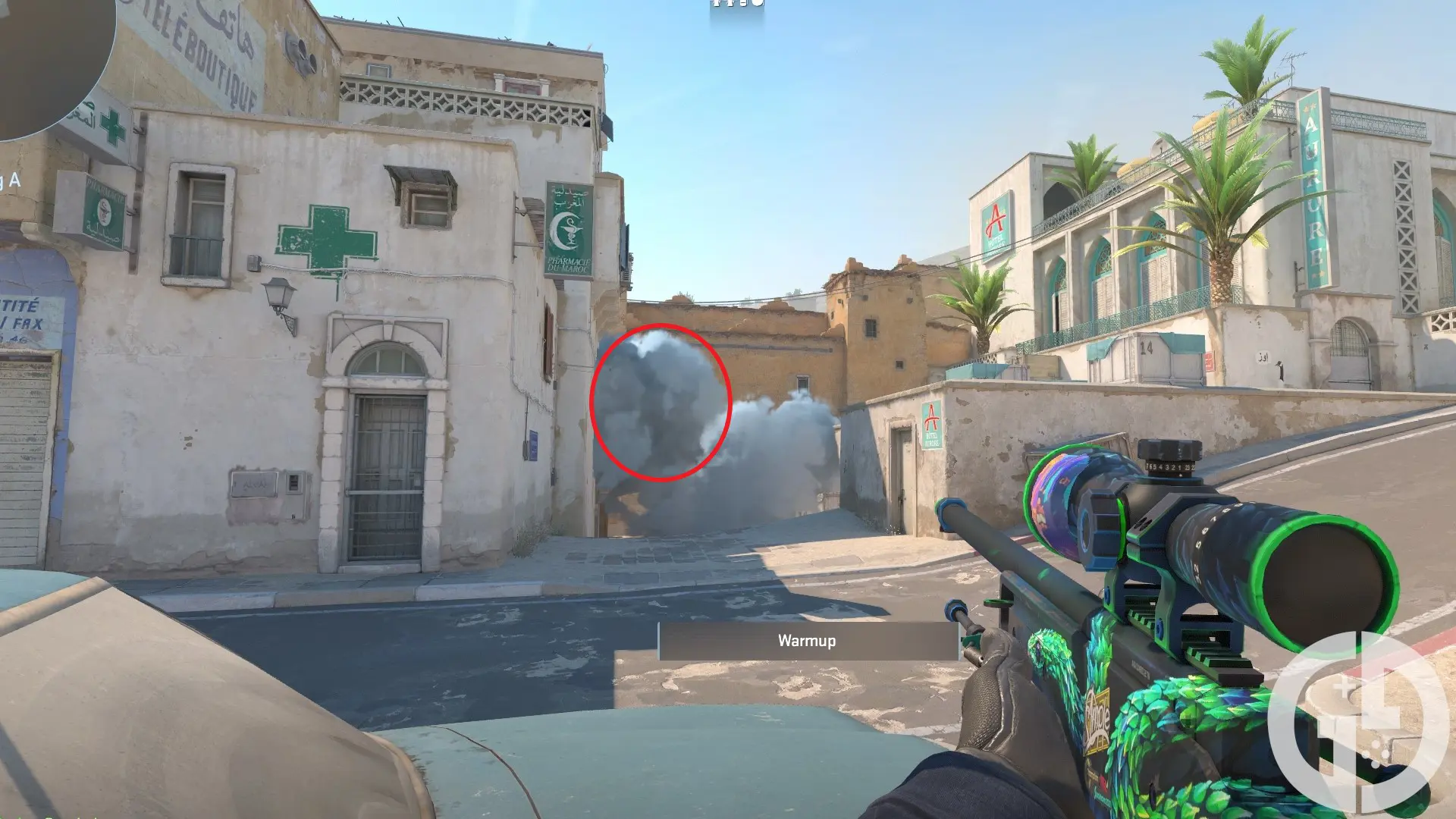 Cs2 Dust2 Catwalk Car Block Smoke From Car 2Nd