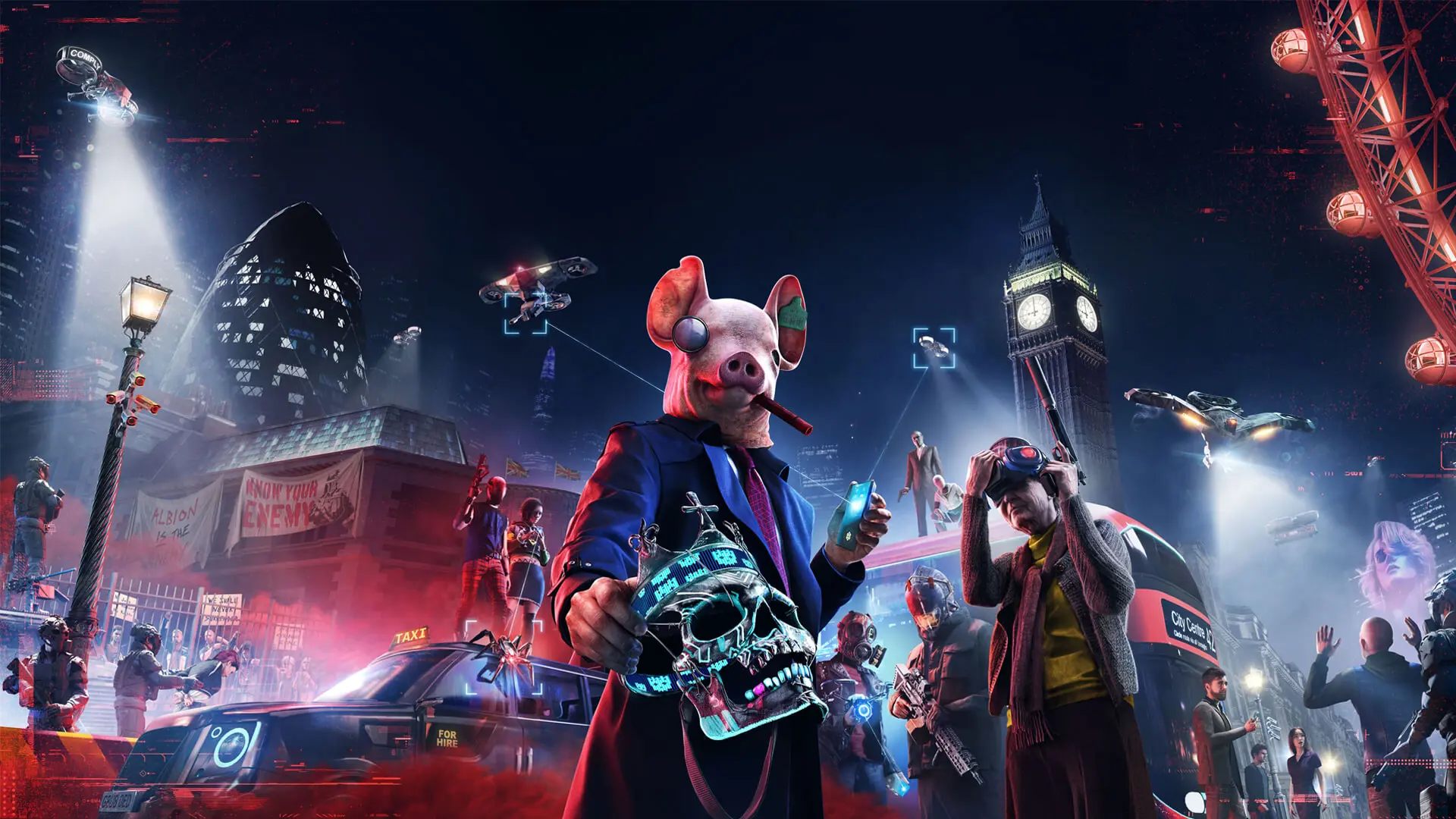 Watch Dogs Legion key art