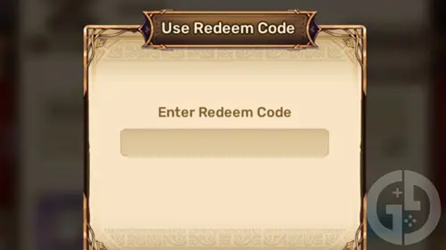 The menu to redeem Panilla Saga - Epic Adventure codes