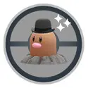 Fashionable Diglett in Pokemon GO